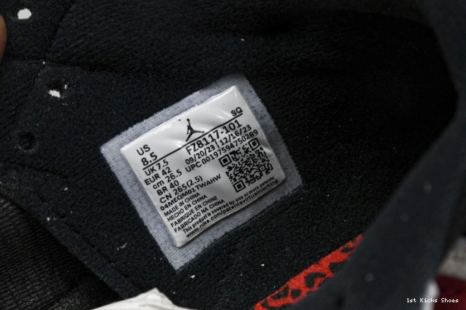 1st Kicks UrbanStyle Jordan Red Scott 734 x Jack FZ8117- TR Travis University Jumpman 1110